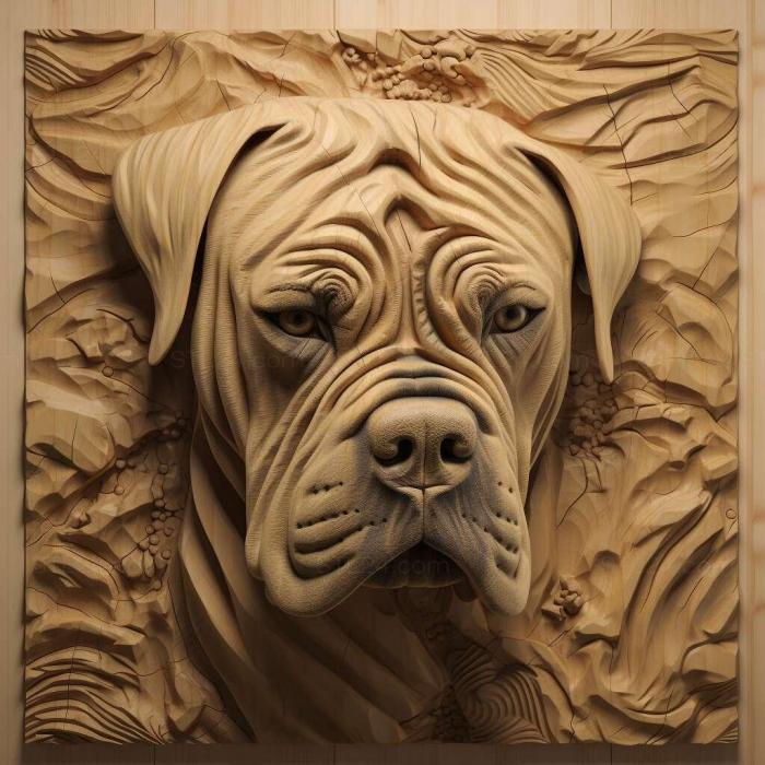 Nature and animals (Cane Corso dog 2, NATURE_7190) 3D models for cnc